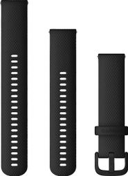 Garmin Quick Release 20 mm Silicone Polsband Zwart