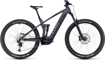 Cube Stereo Hybrid 140 HPC Race 750 Electric Full Suspension MTB Shimano Deore/XT 12S 750 Wh 27,5'' Grey Chrome 2024