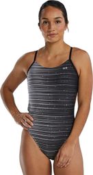 Maillot de bain Tyr Durafast Elite Speedwarp Cutoutfit Gris Femme