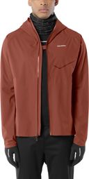 Giacca impermeabile Salomon Bonatti Waterproof marrone da uomo