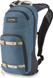 Dakine Session Bolsa de hidratación de 8 litros + bolsillo de agua de 2 litros Azul medianoche