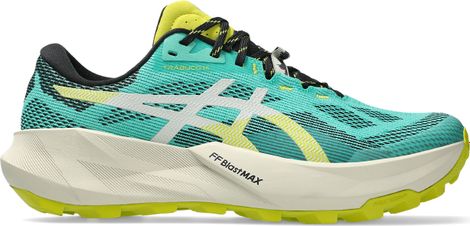 Asics Trabuco 14 Trail Shoes, Green/Yellow, Men's