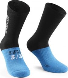 Assos Ultraz Winter EVO Sokken Zwart / Blauw