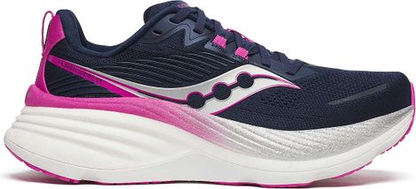 Chaussures Running Saucony Hurricane 24 Bleu/Rose Femme