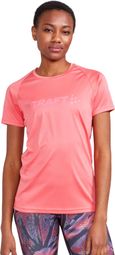 Damestrui met korte mouwen Craft Core Essence Pink Logo