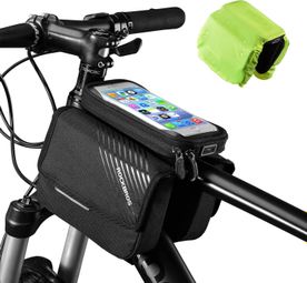 Sacoche de cadre étanche pour téléphone avec écran tactile