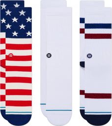 Americana Crew 3-Pack Sokken