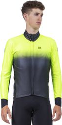 Alé Gradient Long Sleeve Jacket Black/Fluorescent Yellow