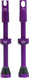 Valves Tubeless Peaty's CNC 80mm Violet