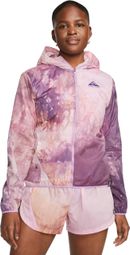 Wasserabweisende Windjacke Women Nike Dri-Fit Trail Repel Pink Violet