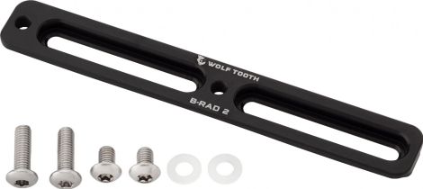 Support de Porte-Bidon Wolf Tooth B-RAD 2 Slot Noir