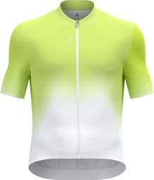 Maillot Manches Courtes Odlo Zeroweight Chill-Tec Jaune/Blanc