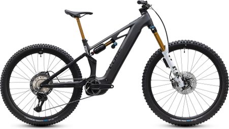 VTT Électrique Tout-Suspendu Cube Stereo Hybrid One77 HPC AT 800 Shimano Di2 12V 800 Wh Bosch 120 Nm 29/27.5'' Noir Carbon 2027