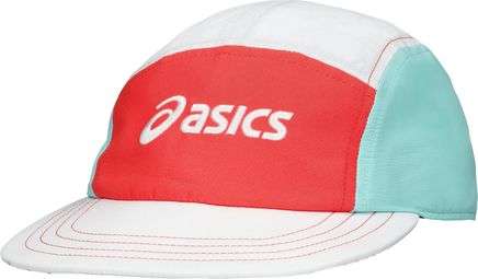 Asics 5 Panel Cap Paris Wit/Rood/Blauw