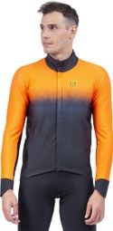 Alé Gradient Long Sleeve Jacket Black/Orange Fluo
