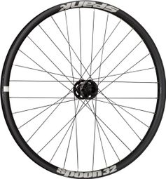 Front Wheel Spank Spoon 32 Boost 20x110mm with Adapter 15x110mm / Tubeless Ready / 32 Holes 27.5 '' Black