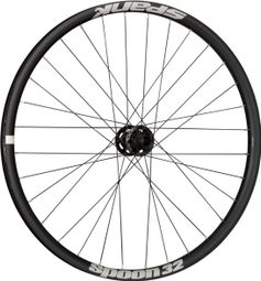 Front wheel spank spoon 32 boost 20x110mm with adapter 15x110mm / tubeless ready / 32 holes 27.5 '' black