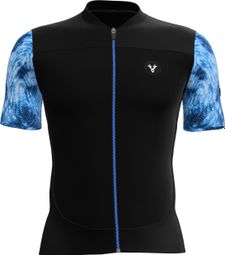 Maillot Manches Courtes LeBram Ventoux Élément Bleu Noir