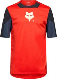 Fox Defend Elevated short sleeve jersey Red Men