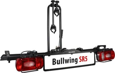 Porte-vélos d'attelage plateforme pour 2 vélos Bullwing SR5