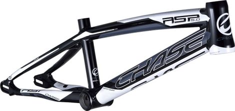 Chase RSP 5.0 Aluminum BMX Frame Black / White 2023