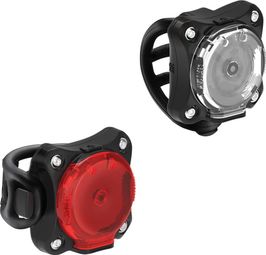 Lezyne Zecto Drive 250+ / Zecto Drive 200+ Pair Bike Lights Black