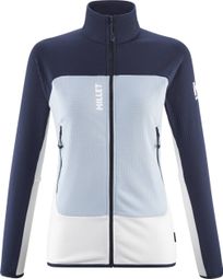 Millet Fusion Grid Women's Fleece Blue/White