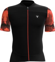 Maillot Manches Courtes LeBram Ventoux Élément Orange Noir
