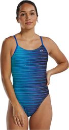 Tyr Durafast Elite Speedwarp Cutoutfit Badpak Blauw Dames