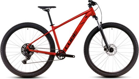 Cube Aim Pro Hardtail MTB Shimano Cues 9S 29'' Naranja Fuego Rojo 2025