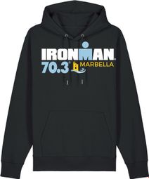 Felpa con cappuccio Ironman 70.3 Marbella Nero