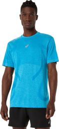Camiseta de manga corta Asics Road Seamless azul para hombre