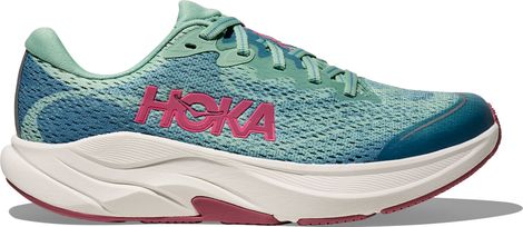 Hoka Rincon 4 hardloopschoenen groen/blauw/roze voor kinderen