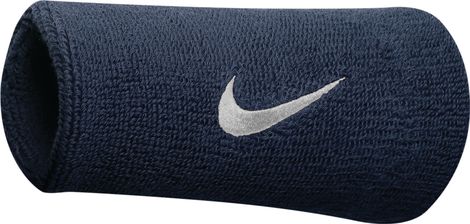 Nike Swoosh Polsband Spons Hoofdband Blauw (Paar)