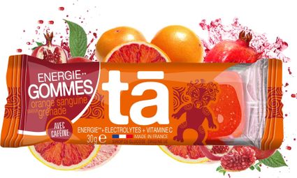 Tā Energy Blood Orange/Pomegranate Energy Gummies with Caffeine - 30g