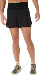 Pantalones cortos Asics Fujitrail Elite negros para hombre