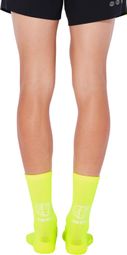 Circle Speedy High Planet 2.0 Yellow Running Socks