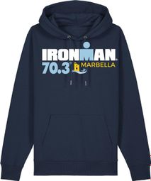 Sweat à Capuche Ironman 70.3 Marbella Bleu Marine