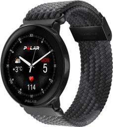 Polar Ignite 3 GPS-Uhr Schwarz mit geflochtenem Garnarmband