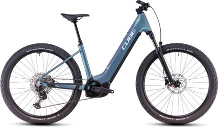 Cube Reaction Hybrid Pro 600 Easy Entry MTB rígida eléctrica Shimano Deore/Deore XT 12S 600 Wh 27.5'' Smaragd Azul Verde 2025