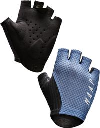 Paar kurze Handschuhe MAAP Pro Race Mitt Steel Blau