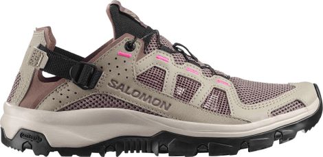 Salomon Techamphibian 5 Beige/Roze Dames Amfibische Schoenen