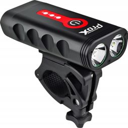 Eclairage de vélo avant 900 Lumen USB Rechargeable