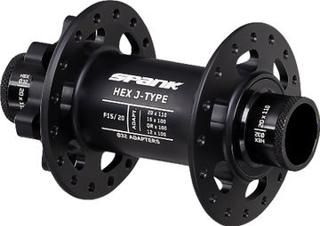 Front Hub Spank HEX J-Type F15 / 20/32 holes Black