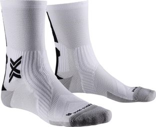 X-Socks Bike Perform Crew Socken Weiß Schwarz