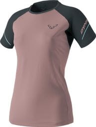 Dynafit Alpine Pro Pink Blue Women's Short-Sleeve Jersey