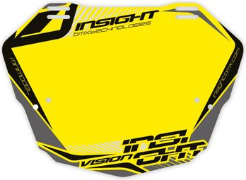 Plaque Insight Vision 2 Mini/Cruiser Jaune/Noir