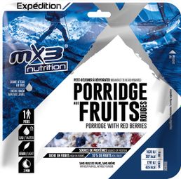 Repas Lyophilisé MX3 Petit déjeuner Porridge aux Fruits Rouges 110g