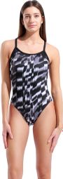 Maillot de Bain Arena Wave Dos Challenge Noir Femme
