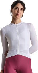 Langarmtrikot Rapha RCC Pro Team Lightweight Weiß/Grau für Damen